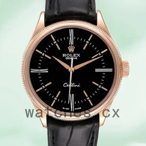 Rolex Cellini Men’s 39mm m50505-0009 Rose Gold-tone Automatic