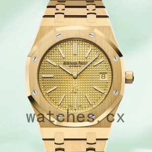 Audemars Piguet Royal Oak 43mm Men’s 15202 B A. O O.1240 B A.02 Champagne Dial Bracelet