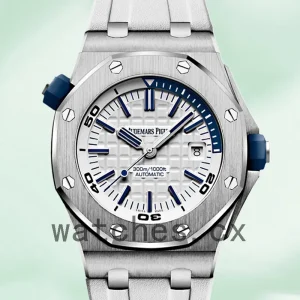 Audemars Piguet Royal Oak Offshore Men’s 42mm 15710 S T. O O. A010 C A.01 Silver-tone Rubber Band