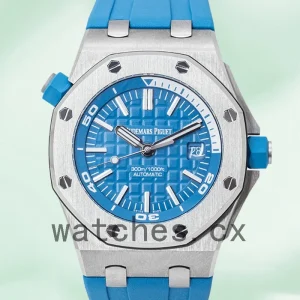 Audemars Piguet Royal Oak Offshore 15710 S T. O O. A032 C A.01 Men’s 42mm Rubber Band Silver-tone