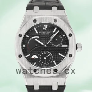 Audemars Piguet Royal Oak Men’s 41mm 26120 S T. O O.1220 S T.03- L Leather Strap