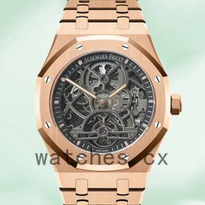Audemars Piguet Royal Oak Men’s 41mm 26518 O R. O O.1220 O R.01-001 Rose Gold-tone Transparent Dial