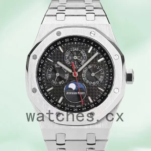 Audemars Piguet Royal Oak Men’s 26597 P T. O O.1220 P T.01 41mm Black Dial Automatic