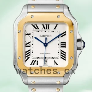 Cartier Santos 39mm W2SA0009 Men’s Automatic White Dial