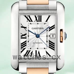 Cartier Tank Anglaise Men’s W5310006 36mm Silver-tone Quartz