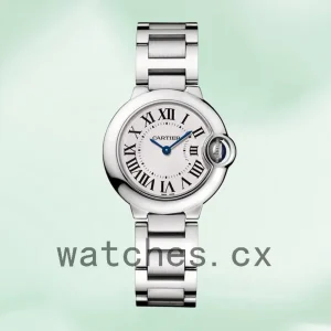 Cartier Ballon Bleu Ladies W69010Z4 28mm/33mm/36mm Silver White Dial