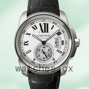 Cartier Calibre W7100013 Men’s 42mm Automatic White Dial