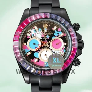 Rolex Daytona 40mm DIW Men’s Colorful Dial Black-tone
