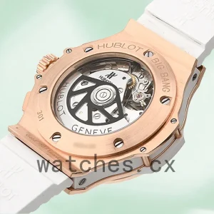 Hublot Big Bang 44mm Men 301.PE.230.RW.114 White Dial Rubber Band