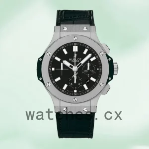 Hublot Big Bang 301.SX.1170.GR Men 44mm Black Dial Leather Strap