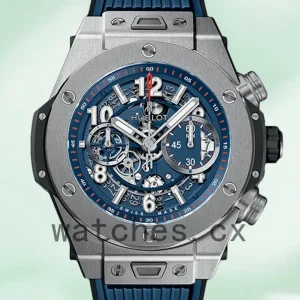 Hublot Big Bang Men 411.NX.5179.RX 46mm Rubber Band Silver-tone