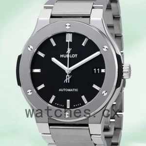 Hublot Classic Fusion 45mm Men’s 510.NX.1170.NX Silver-tone