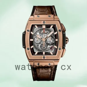 Hublot Spirit Of Big Bang Men 601.OX.0183.LR 44mm Skeleton Dial