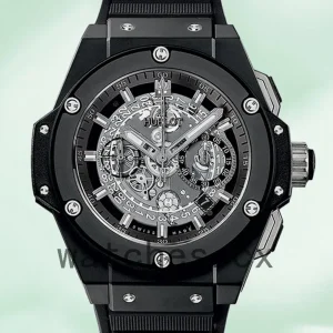 Hublot King Power Men 701.CI.0170 48mm Rubber Band Black Dial