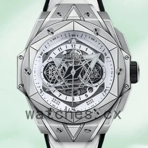 Hublot Big Bang 44mm 418.NX.2001.RX.MXM20 Men White Dial Silver-tone