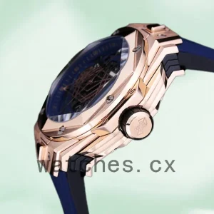 Hublot Big Bang 44mm Men 418.OX.5108.RX.MXM20 Rose Gold-tone Rubber Band