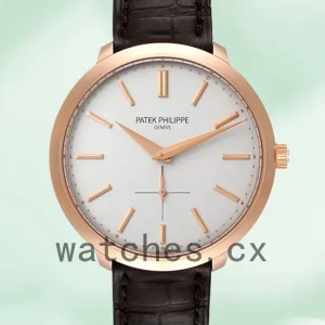 Patek Philippe Calatrava 43mm 5123R-001 Men’s Rose Gold-tone White Dial