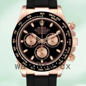 Rolex Daytona 40mm Men’s M116515ln-0017 Rubber Band Rose Gold-tone