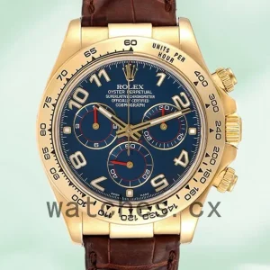 Rolex Daytona 40mm 116518 Men’s Gold-tone Blue Dial