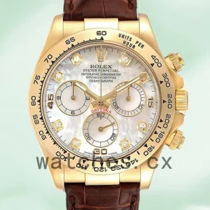 Rolex Daytona 116518 40mm Men’s Leather Strap