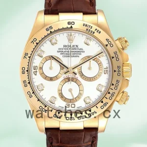 Rolex Daytona Men’s 116518-0001 40mm Automatic White Dial