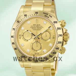 Rolex Daytona 116528-0033 Men’s 40mm Oyster Bracelet Gold-tone