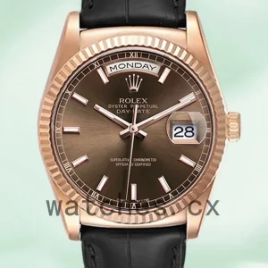 Rolex Day-Date Men’s 36mm 118135-0086 Rose Gold-tone
