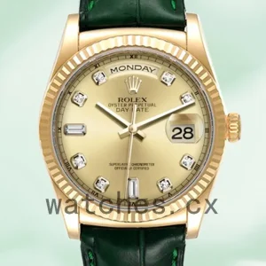 Rolex Day-Date m118138-0148 36mm Men’s Champagne Dial