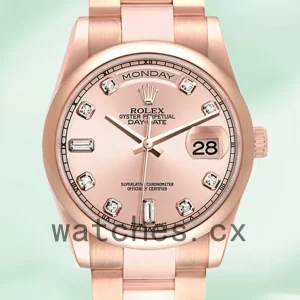 Rolex Day-Date 118205 Men’s 36mm Rose Gold-tone