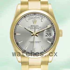 Rolex Day-Date Men’s 36mm 118208 Grey Dial