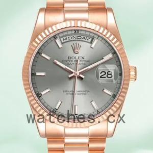 Rolex Day-Date 36mm 118235 Men’s President Bracelet Rose Gold-tone