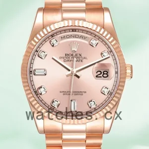 Rolex Day-Date Men’s 36mm 118235 Rose Gold Dial