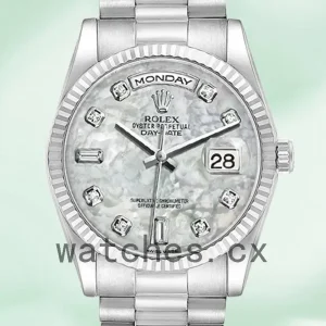 Rolex Day-Date 36mm Men’s 118239-0080 Automatic Mother of Pearl Dial