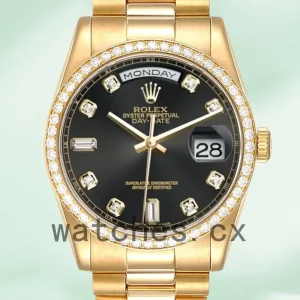 Rolex Day-Date 36mm m118348-0096 Men’s Gold-tone