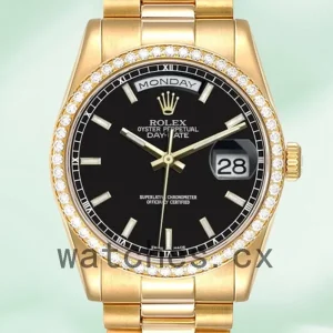 Rolex Day-Date 36mm m118348-0208 Men’s Gold-tone Automatic