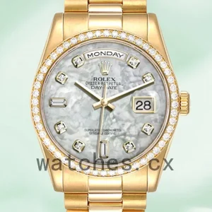 Rolex Day-Date 36mm Men’s m118348-0100 Oyster Bracelet/President Bracelet