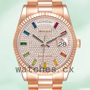 Rolex Day-Date Men’s 36mm m128235-0039 President Bracelet Rose Gold-tone