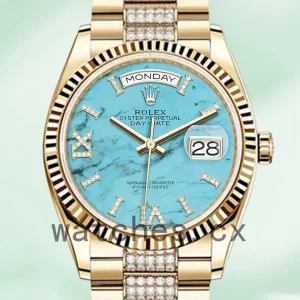 Rolex Day-Date Men’s 36mm m128238-0072 Automatic Blue Dial