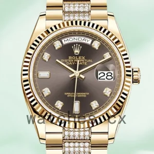 Rolex Day-Date 36mm m128238-0024 Men’s Gold-tone President Bracelet
