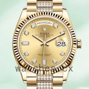 Rolex Day-Date Men’s m128238-0026 36mm President Bracelet Gold-tone