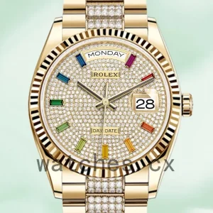 Rolex Day-Date Men’s m128238-0052 36mm Gold-tone President Bracelet