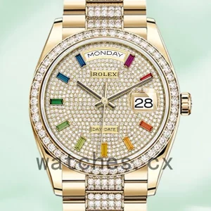 Rolex Day-Date m128348rbr-0031 Men’s 36mm Gold-tone