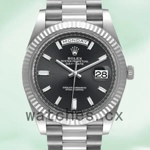 Rolex Day-Date 40mm Men’s m228236-0004 Automatic Black Dial