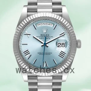 Rolex Day-Date M228236-0012 40mm Men’s President Bracelet Blue Dial