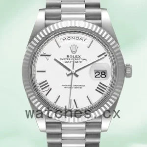 Rolex Day-Date 40mm Men’s m228236-0010 Silver-tone