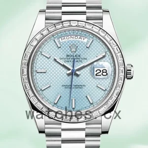 Rolex Day-Date 228396 Men’s 40mm Silver-tone Automatic