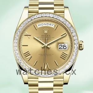Rolex Day-Date 40mm m228398tbr-0003 Men’s Champagne Dial