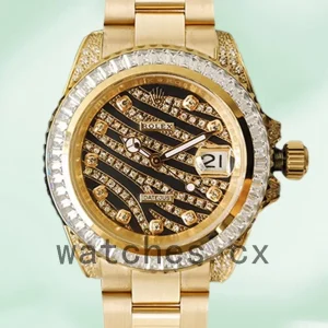Rolex Datejust 40mm 116285 Men’s Diamond Wave Dial Gold-tone