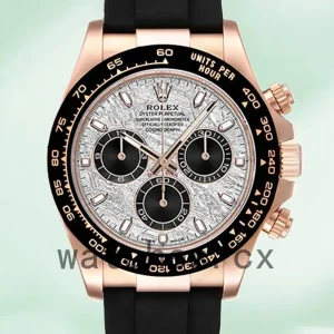 Rolex Daytona Men’s m116515ln-0055 40mm Rubber Band Meteorite Dial