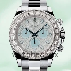 Rolex Daytona 116576 40mm Men’s Diamond Paved Dial Oyster Bracelet
